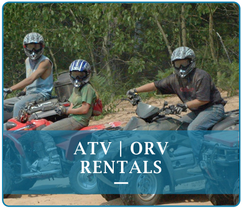 When planning your warm weather trip to the Pictured Rocks, plan for excitement!  We have ATV rentals, ORV rentals, for your Off Roading Adventure.